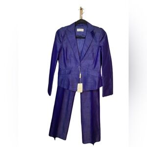 Emporio Armani Royal Blue Pantsuit